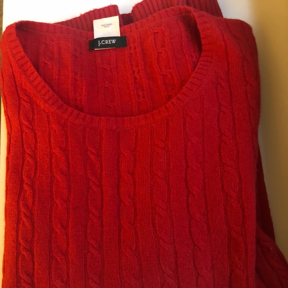J crew wool and cashmere sweater